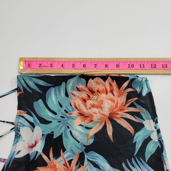 Kona Sol Swimsuit Coverup‎ Womens Size L Tropical Floral Kimono Sleeveless Swim - Picture 15 of 15
